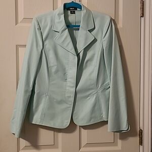 Ellen Tracy for Dillard's Turquiose Blazer